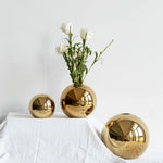 Golden Ball Vase