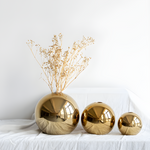 Golden Ball Vase